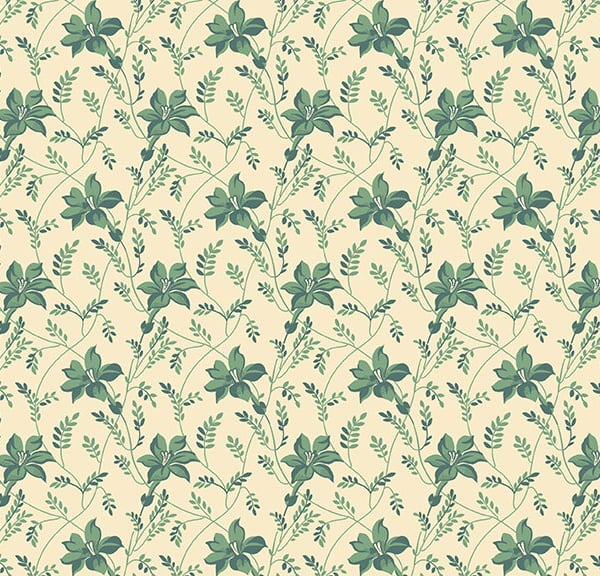 Fat Quarter Sequoia 'Buds and Vines' by Edyta Sitar for Andover Fabrics 