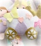 Make Your Own Felt Pastel Princess Garland. Sewing kit to make 8 decorations - Image 4