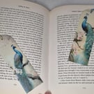 Vintage Style Peacock Bookmark x 2