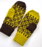 Octothorp Mittens Knitting Pattern