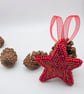 Red star bead embroidery decoration  - Image 6