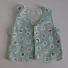 Waistcoat, Age 2 years, boys waistcoat, animals, elephants, dogs, bears