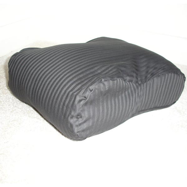 Tempur Pedic Original Travel Neck Pillow COVER ONLY Orthopaedic Black Stripes