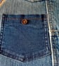 Handmade Denim Pocket Wall Hanging - Large - Image 10