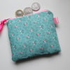 SALE Pretty Floral  Coin Purse