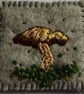 Mushroom in the Moss Embroidered Brooch - Image 4