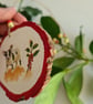 Christmas decoration boston terrier dog wood slice hanging decoration - Image 2