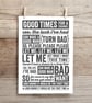 The Smiths Lyrics Print - Image 4