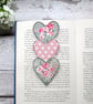 Bookmark, heart trio bookmark