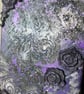 Phantom Flora - Abstract Acrylic Floral Shimmer Painting - Image 9