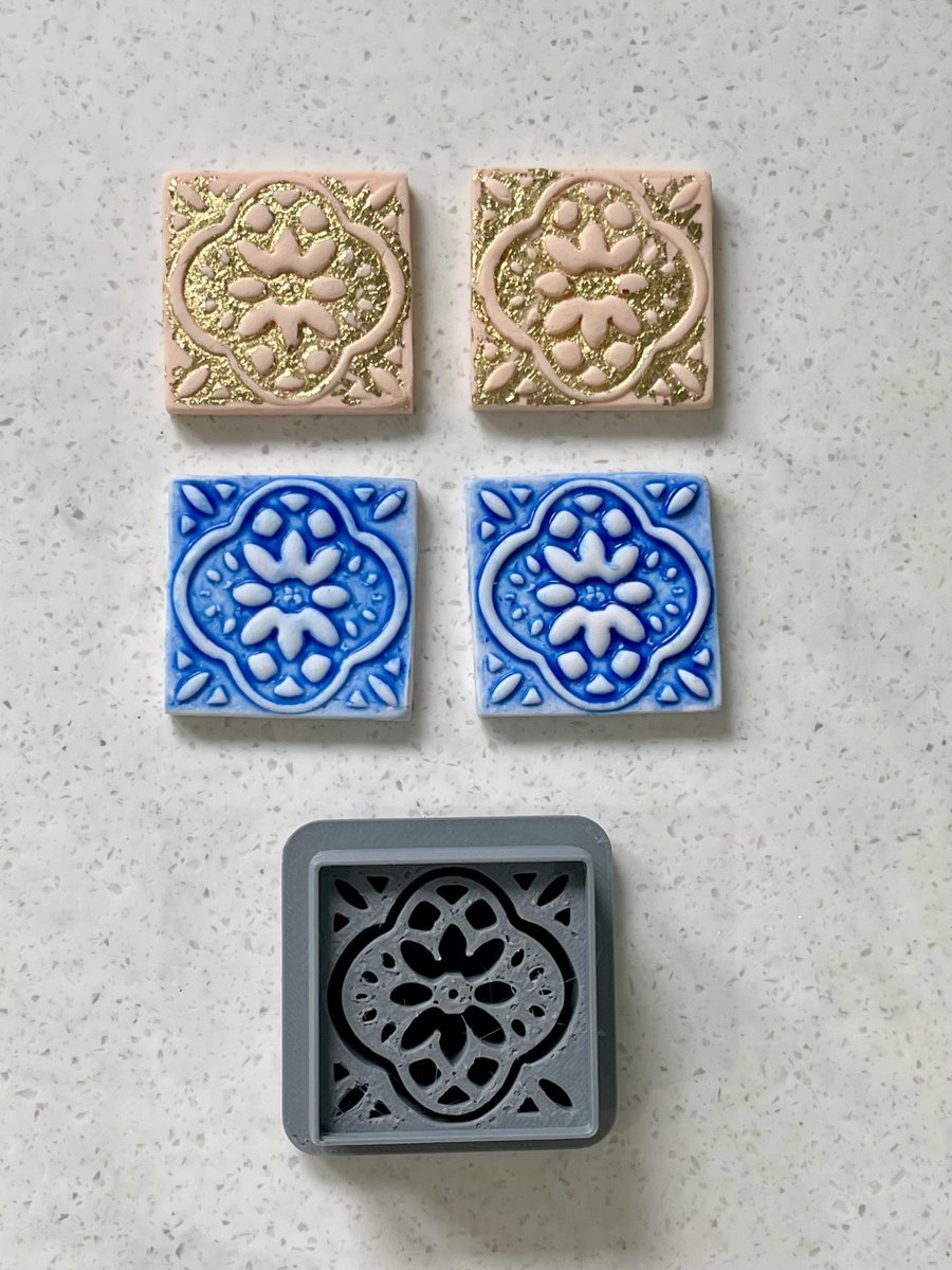 Moroccan tile design cutter 1 inch 