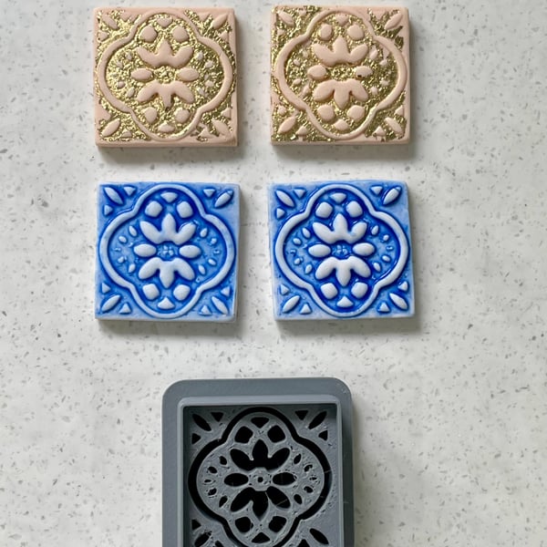 Moroccan tile design cutter 1 inch 