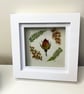 Real Pressed Rose Bud, Framed Art, Mother’s Day, birthday gift