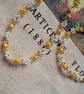 Limon Daisy Beaded Necklace & Bracelet Set 