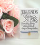 Friend Wish Bracelet, Friend Cord Bracelet, Friend Gift, Friends are like stars  - Image 4