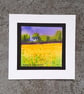 Buttercup Field. Blank Greetings Card. Handpainted Notelet. Unique Wall Art - Image 4
