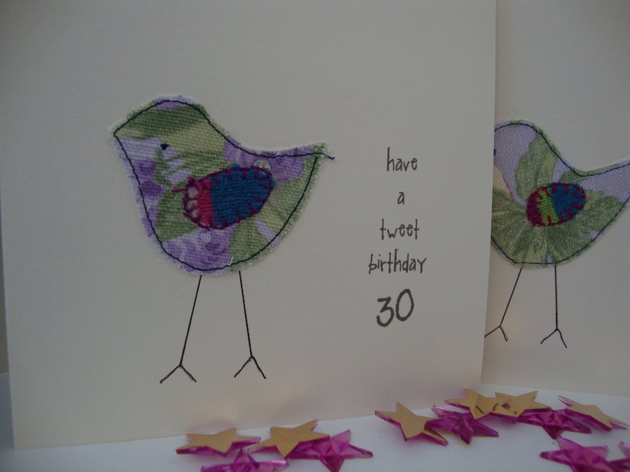 little chick birthday card 