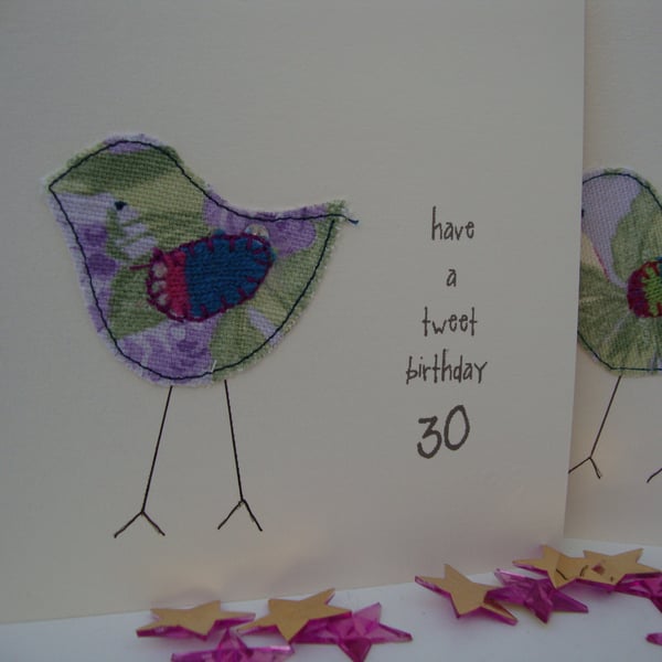 little chick birthday card 