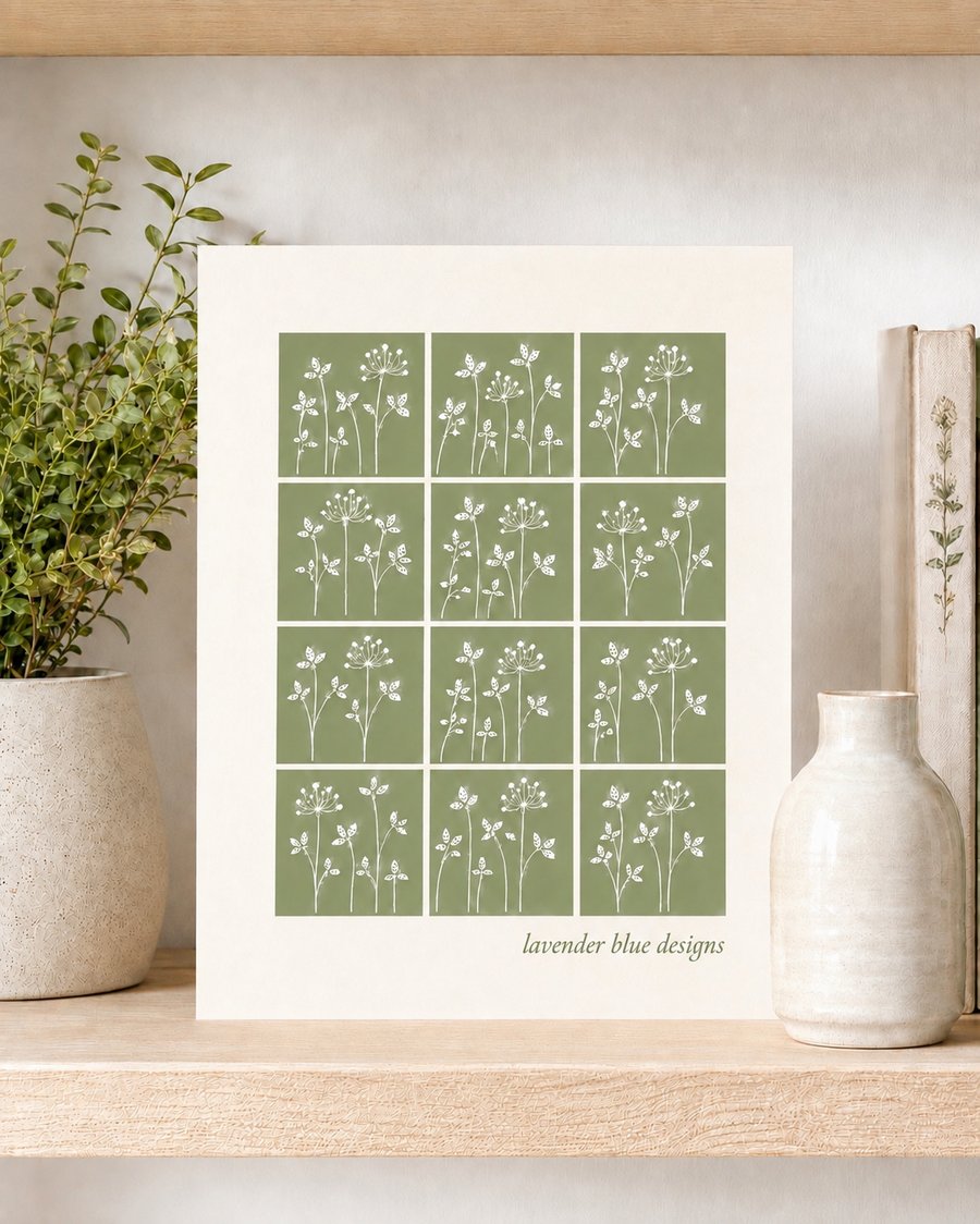 Image of Wild flowers wall art 
