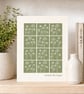 Wild flowers wall art 