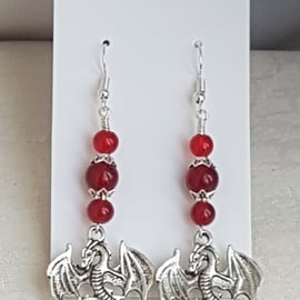 Elemental Dragon Earrings - Fire - Ignis Draco