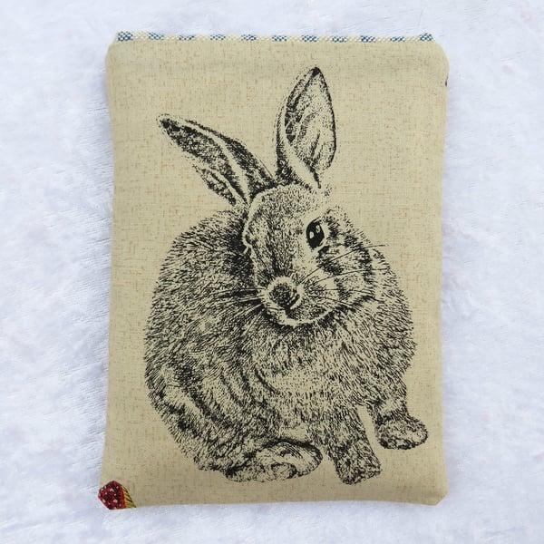 Passport Cover, passport pouch, rabbit design