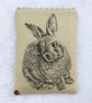 Passport Cover, passport pouch, rabbit design
