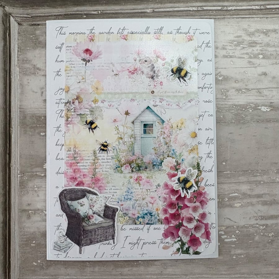 Greeting Card - Whispers from my Garden - Shed C272