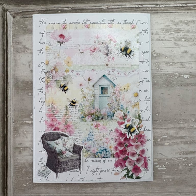 Greeting Card - Whispers from my Garden - Shed C272