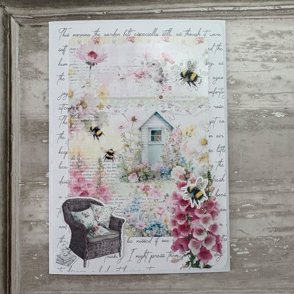 Greeting Card - Whispers from my Garden - Shed C272