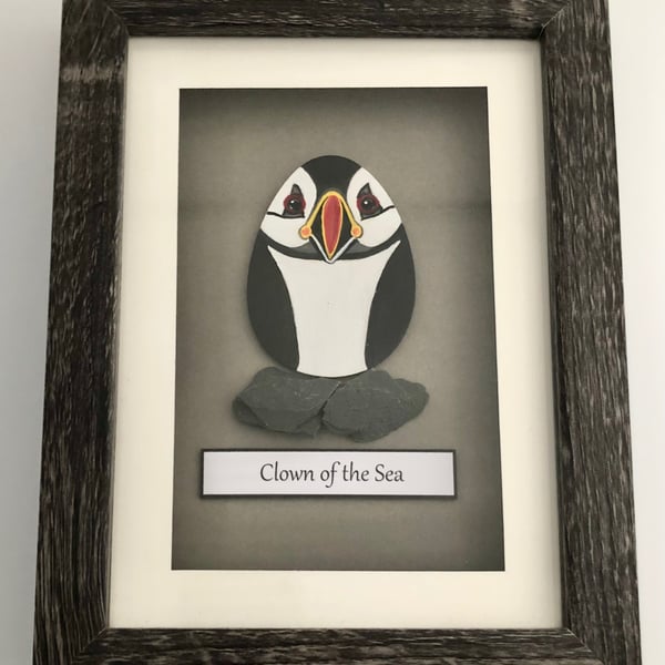 Puffin box frame picture