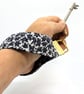 Handmade Fabric Wristlet Key Fob, Easy Hold Design Blue collection