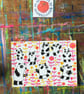 Panda Flowers fun happy decor A5 digital print by Jo Brown - Image 2