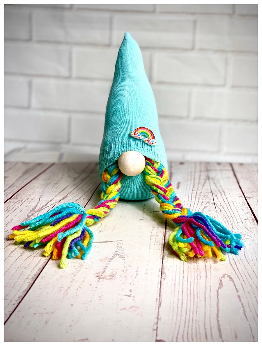 Mini Rainbow Doris Gnome