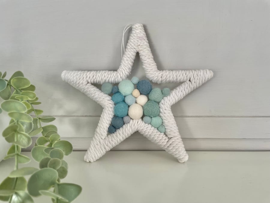 Nursery mobile hanging decoration , wall decoration , eco friendly, 100% wool