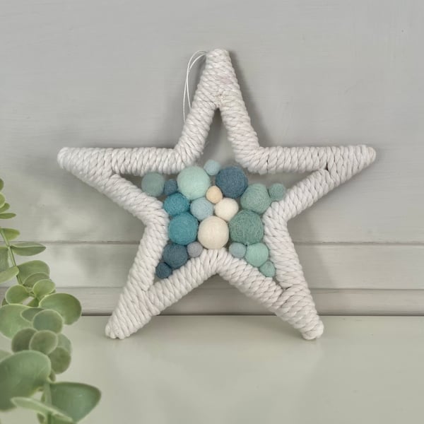 Nursery mobile hanging decoration , wall decoration , eco friendly, 100% wool
