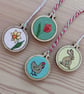 Hare Mini Embroidery Hoop Hanging Decoration  - Image 5