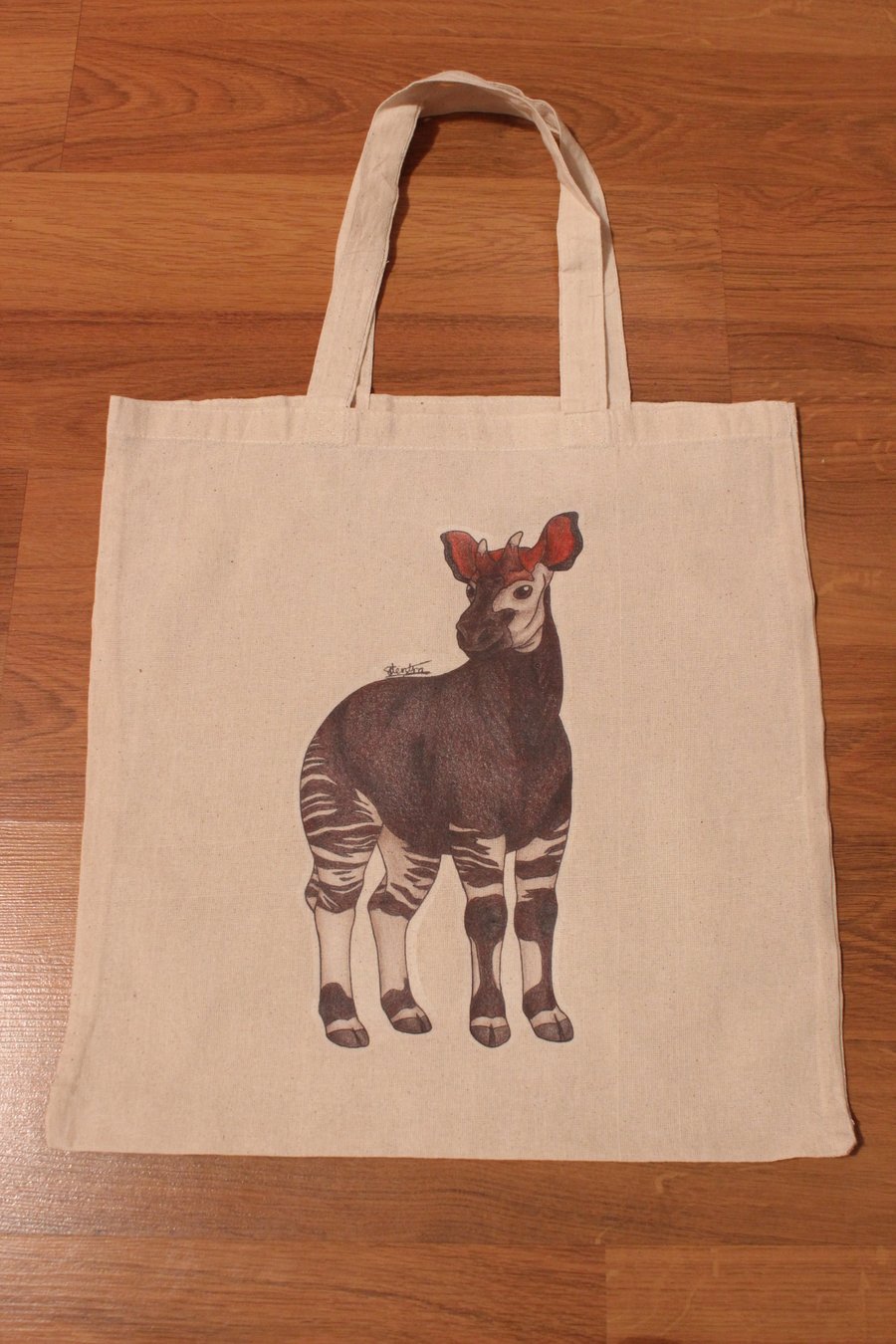 SALE ITEM - Okapi Eco Fabric Reusable Shopping Tote Bag