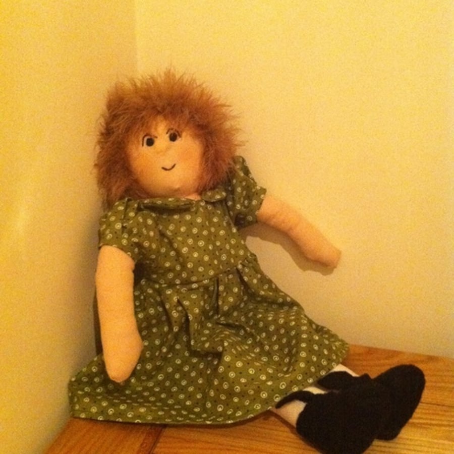 Lizzie Rag Doll reserved for Zainab