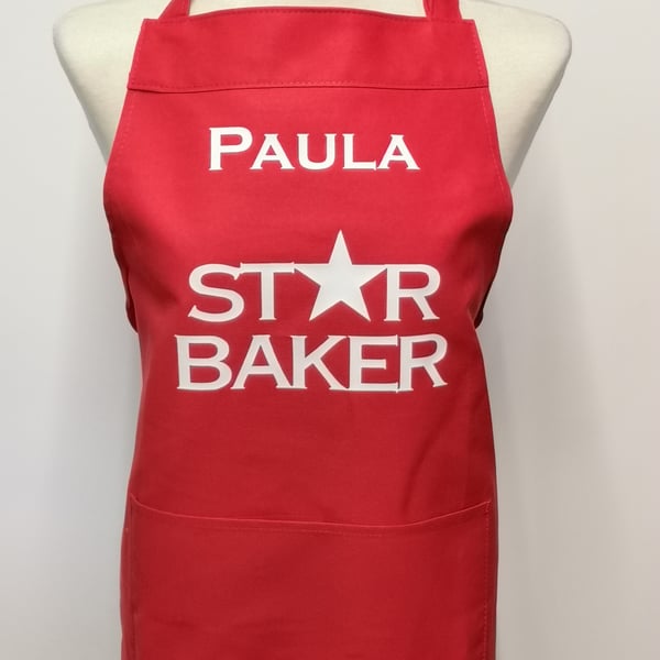 Medium adult star baker apron