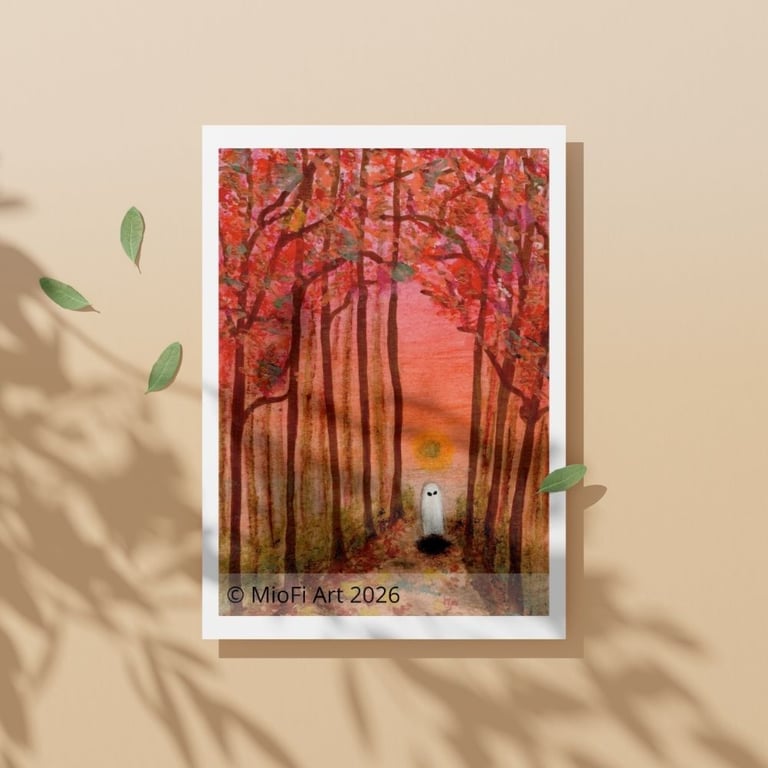 A walk in the park, Mixed-Media Print