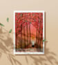 A walk in the park, Mixed-Media Print
