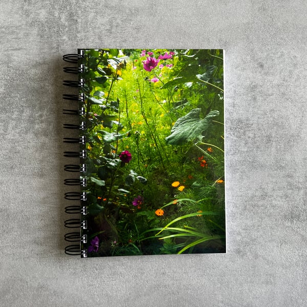 2026 Day-a-Page Diary – Handmade A4 Planner Lush Green Floral Photography