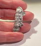 St Peter Silver brooch - Image 4