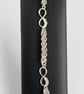 Infinity Symbol Sterling Silver Chainmaille  Bracelet - Image 6