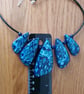 Unique Statement Necklace and Earring Set In Shades Of Blue - Image 5