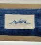 Embroidered Rolling Waves Greetings Card - Birthday Card - Blank Card - Image 4
