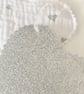 Heart Garland in White and Sparkly Silver - Perfectly Imperfect - Image 2