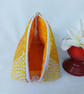 Bright and sunny patchwork pouch - Image 2