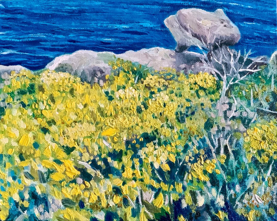 Balancing Rock, original oil Painting